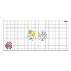 Pizarrón Metálico Alfra Phantom Line / 120 x 180 cm / Blanco