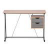 Escritorio Ejecutivo Sky Desk Bora / Maple con gris / Melamina / Metal
