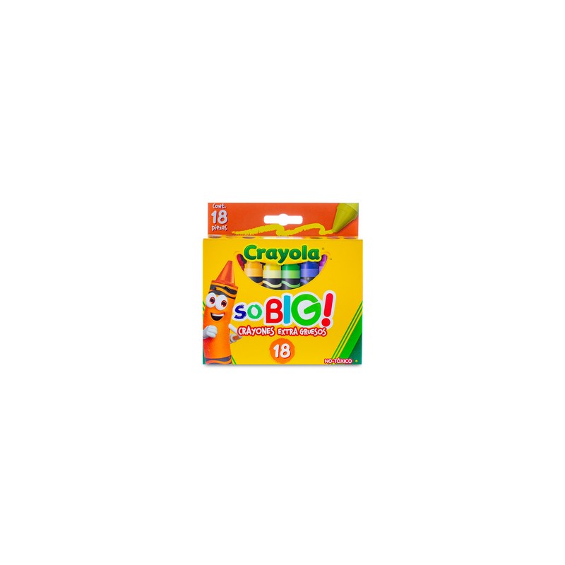 Crayones So Big Crayola Colores 18 piezas