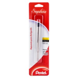 Repuesto para Pluma Pentel Sophia 0.8 mm Negro 1 pieza