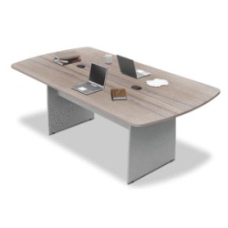 Mesa Rectangular para Conferencias Skanor / Melamina / Gris