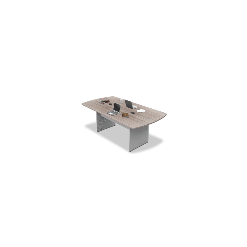 Mesa Rectangular para Conferencias Skanor / Melamina / Gris