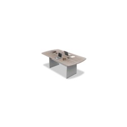 Mesa Rectangular para Conferencias Skanor / Melamina / Gris