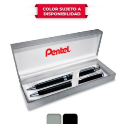 Bolígrafo y Portaminas Pentel Stearling 3 piezas