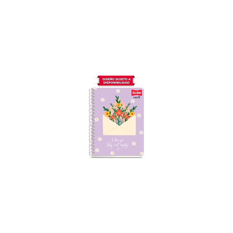 Cuaderno Forma Francesa Scribe Natural Cuadro Chico 100 hojas