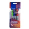 Marcador Permanente Azor Signal Brush 4 piezas