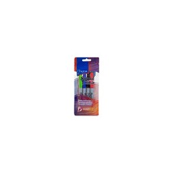 Marcador Permanente Azor Signal Brush 4 piezas