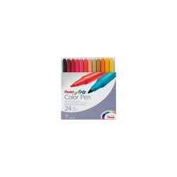 Plumones Pentel Arts Color Pen 24 piezas