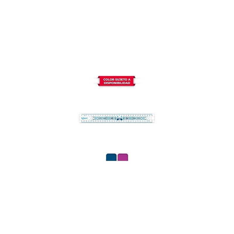 Regla Maped Study Unbreakable Plástico 30 cm