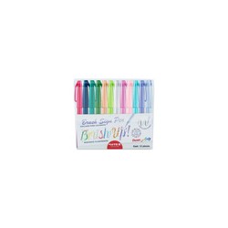 Plumones Pentel Brush Up Colores Pastel 12 piezas