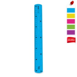 Regla Mae Plástico Flexible 30 cm