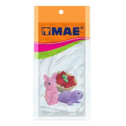 Gomas de Borrar Mae Colores 3 piezas