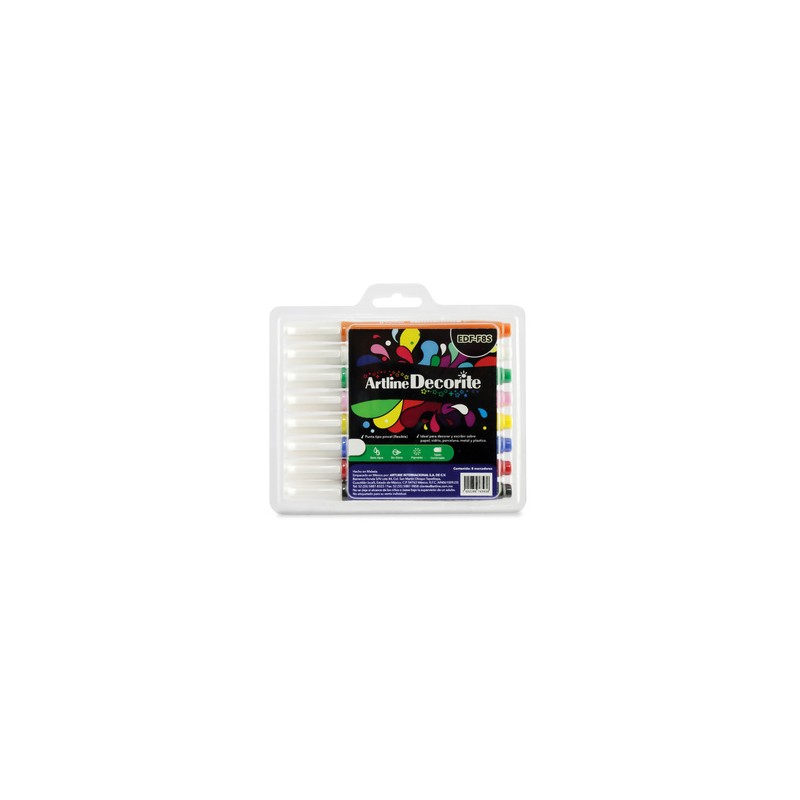 Marcadores Multiusos Artline Decorite 8 piezas