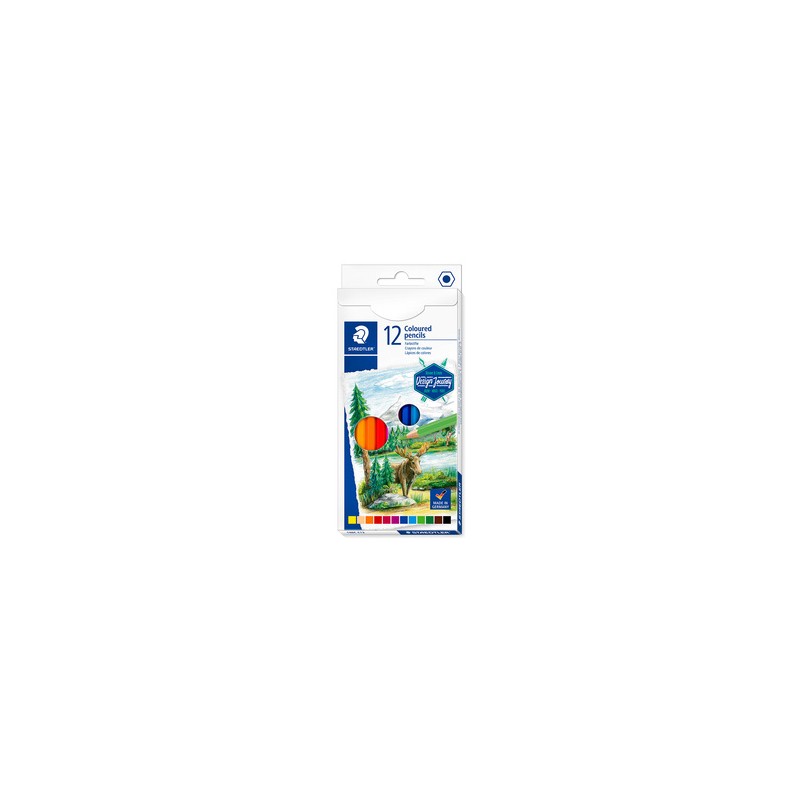 Lápices de Colores Hexagonales Staedtler 146C / 12 piezas