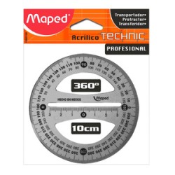 Transportador Maped Technic Profesional 360° 10 cm