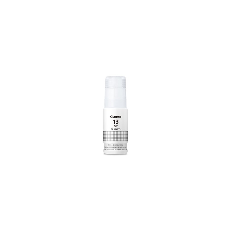 Botella de Tinta Canon GI-13 / 4704C001AA / Gris / 3500 páginas / PIXMA G510 Y G610