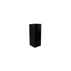 Archivero Tam-Mex ARG4-N / Negro / Vertical / 4 gavetas