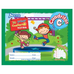 Cuaderno Forma Italiana Mi Primer Cuaderno Norma Cuadritos C 72 hojas