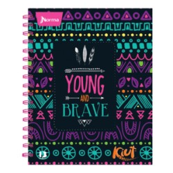 Cuaderno de Bolsillo Norma Kiut Cuadro Grande 160 hojas