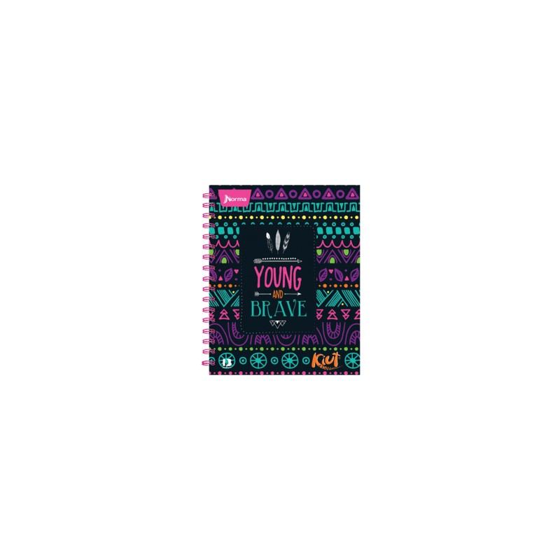 Cuaderno de Bolsillo Norma Kiut Cuadro Grande 160 hojas