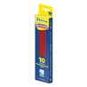 Lápiz Checador Norma Triangular Rojo 10 piezas
