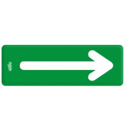 Señalamiento Sablón Flecha 23 x 7.5 cm