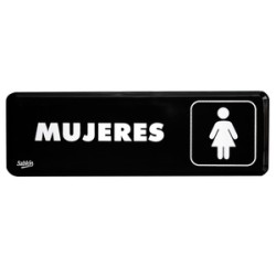 Letrero Mujeres Sablón / 23 x 7.5 cm