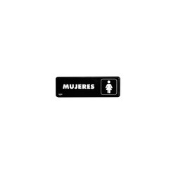 Letrero Mujeres Sablón / 23 x 7.5 cm