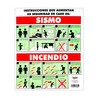 Letrero de Emergencia Sablón Que Hacer en Caso de Sismo o Incendio