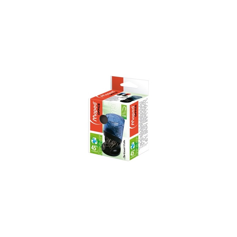 Porta Clips Estándar Magnético Maped / Negro con azul