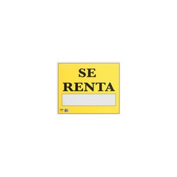 Letrero Se Renta Sablón / 34 x 50 cm