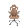 Silla Ejecutiva Techni Mobili Sport Ergo / Polipiel / Café claro