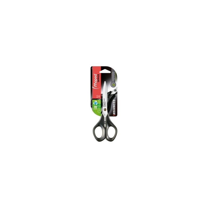Tijeras Maped Advanced Green 17 cm Negro