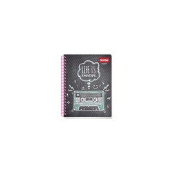 Cuaderno Profesional Scribe Mixtape Raya 100 hojas