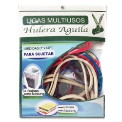 Ligas de Hule Águila Multiusos 50 gr.