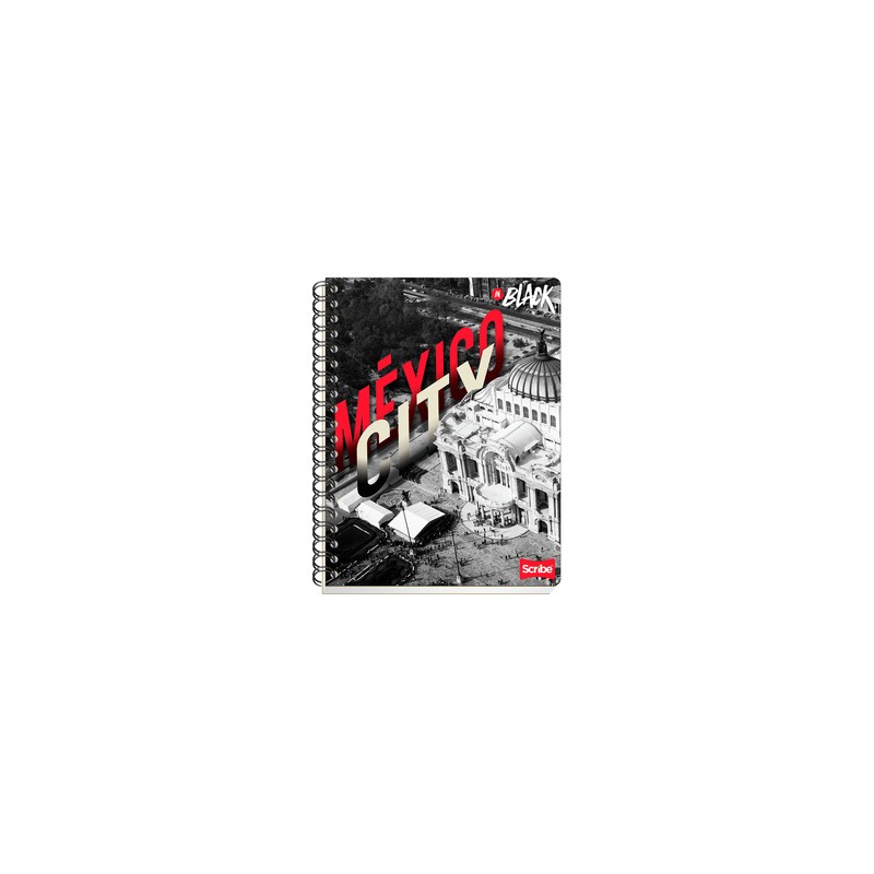 Cuaderno Profesional Scribe InBlack Cuadro Chico 100 hojas