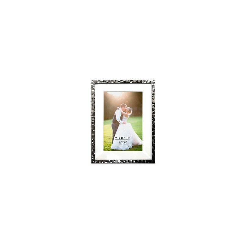 Marco para Fotos Fiorum Vertical Plástico 10 x 15 cm Plata