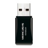 Adaptador de Red USB Mercusys / Inalámbrico / Negro