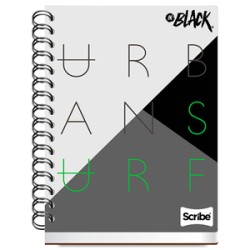 Cuaderno Forma Francesa Scribe Inblack Raya 150 hojas