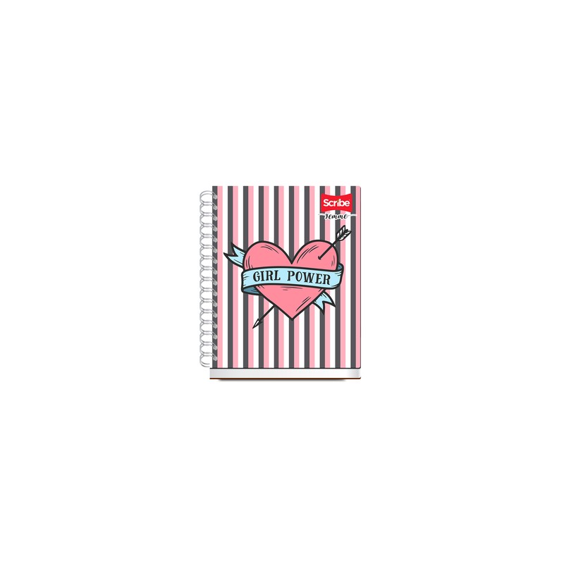 Cuaderno Forma Francesa Scribe Femme Girl Power Raya 150 hojas