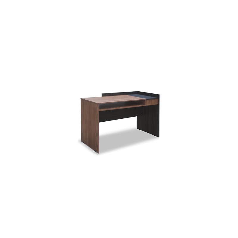 Escritorio Ejecutivo Skanor Student / Natural con negro / Madera