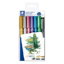 Plumones Metálicos Staedtler 7 piezas