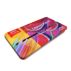 Pintura Pastel Seco en Lápiz Sin Madera Azor Stafford / Colores surtidos / 14 piezas