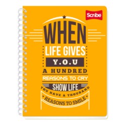 Cuaderno Profesional Scribe Smile Cuadro Chico 100 hojas