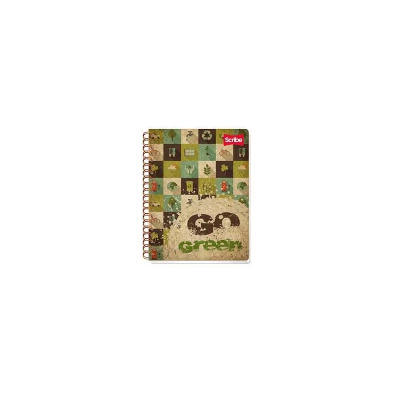 Cuaderno Profesional Scribe Ecológico Cuadro Chico 200 hojas