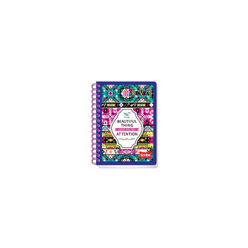 Cuaderno Forma Francesa Scribe Incolors Cuadro Chico 100 hojas