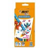 Lápices de Colores Redondos Jumbo Bic Evolution 4mm / 12 piezas