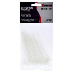 Cinchos de Plástico Silverline 10 cm 100 piezas