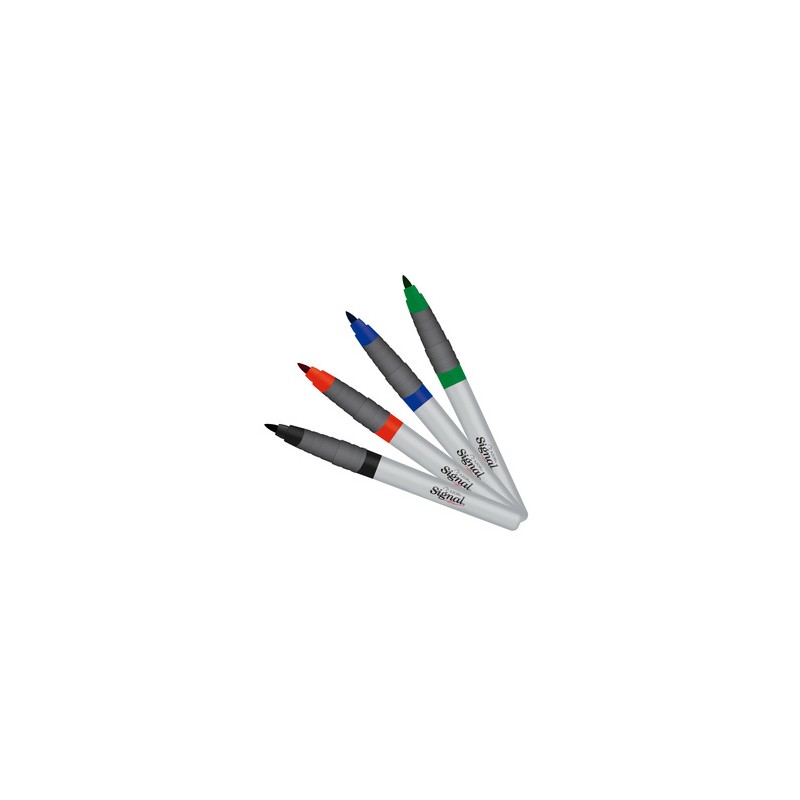 Marcador Permanente Azor Signal Punto Fino 5 piezas