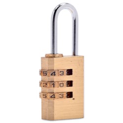 Candado de Combinación Silverline / Dorado